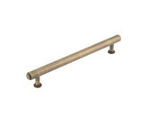 Burlington Belgrave Stepped Cabinet Handles 224mm Antique Brass - Burlington Range